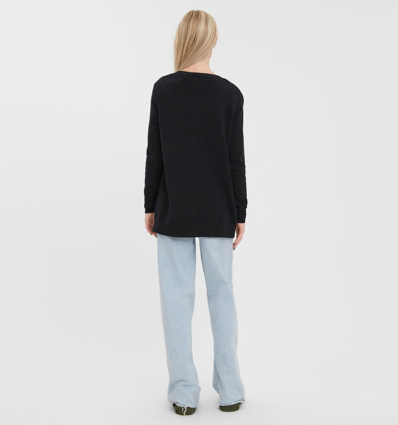 Vero Moda Lillie Cardigan tricoté en Noir pour femmes (328956)