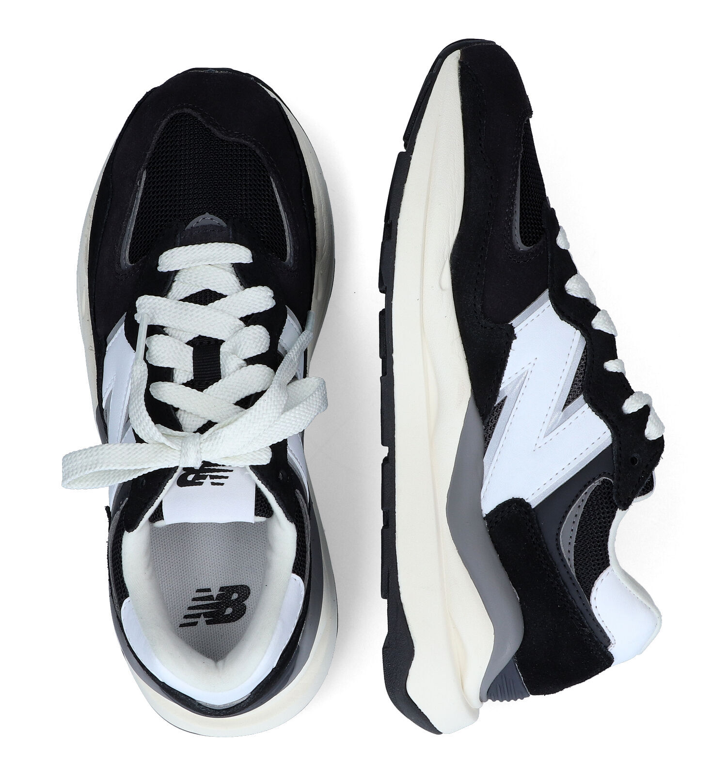 New balance zwart deals wit dames