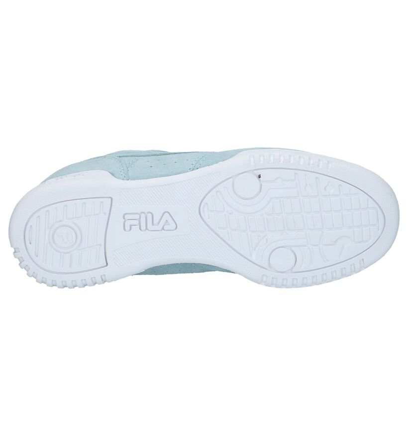 Fila Original Fitness Lichtblauwe Sneakers in daim (216079)