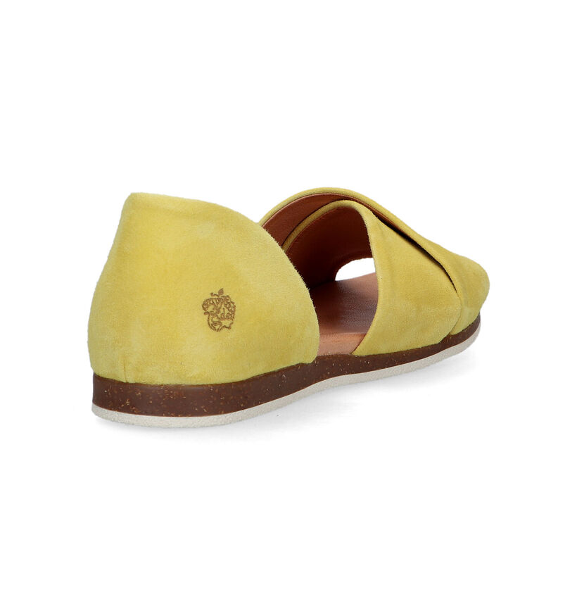 Apple of Eden Chuisi Sandales en Jaune pour femmes (322605)