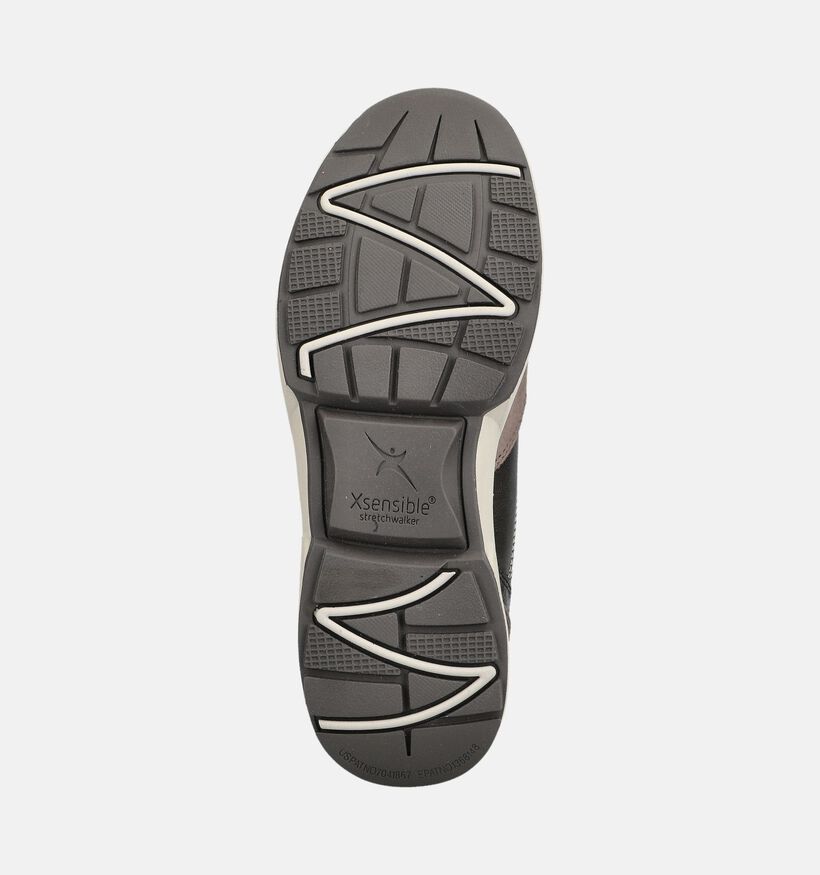 Xsensible Grenoble Taupe Schoenen met Veter en Rits voor dames (378995) - geschikt voor steunzolen