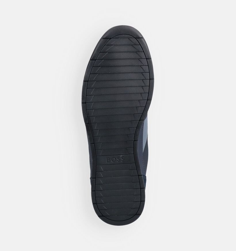 BOSS Chaussures &agrave; lacets en Bleu fonc&eacute; pour hommes (366458) - pour semelles orthop&eacute;diques