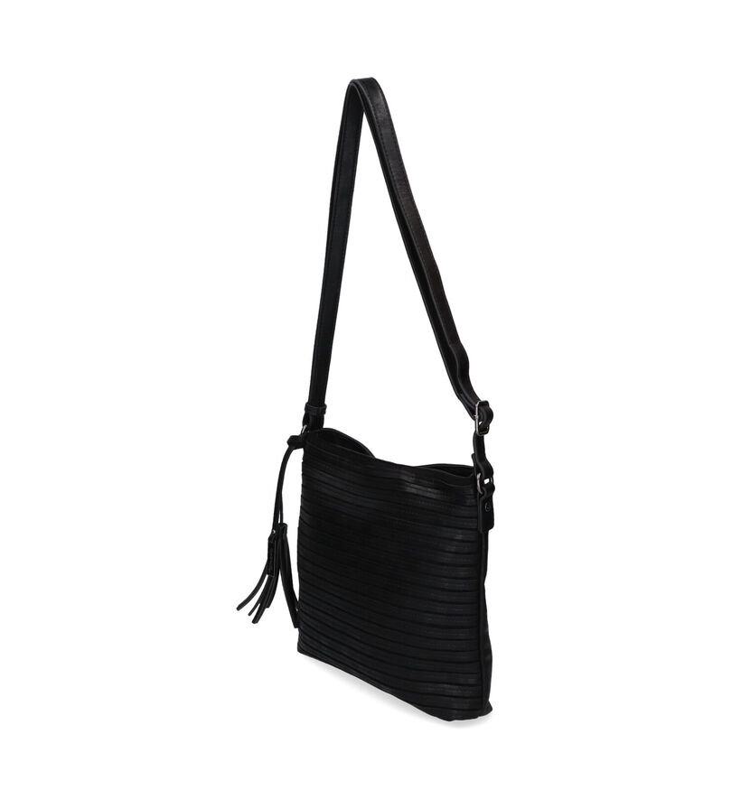 Tamaris Dalia Zwarte Crossbody Tas in leer (312987)