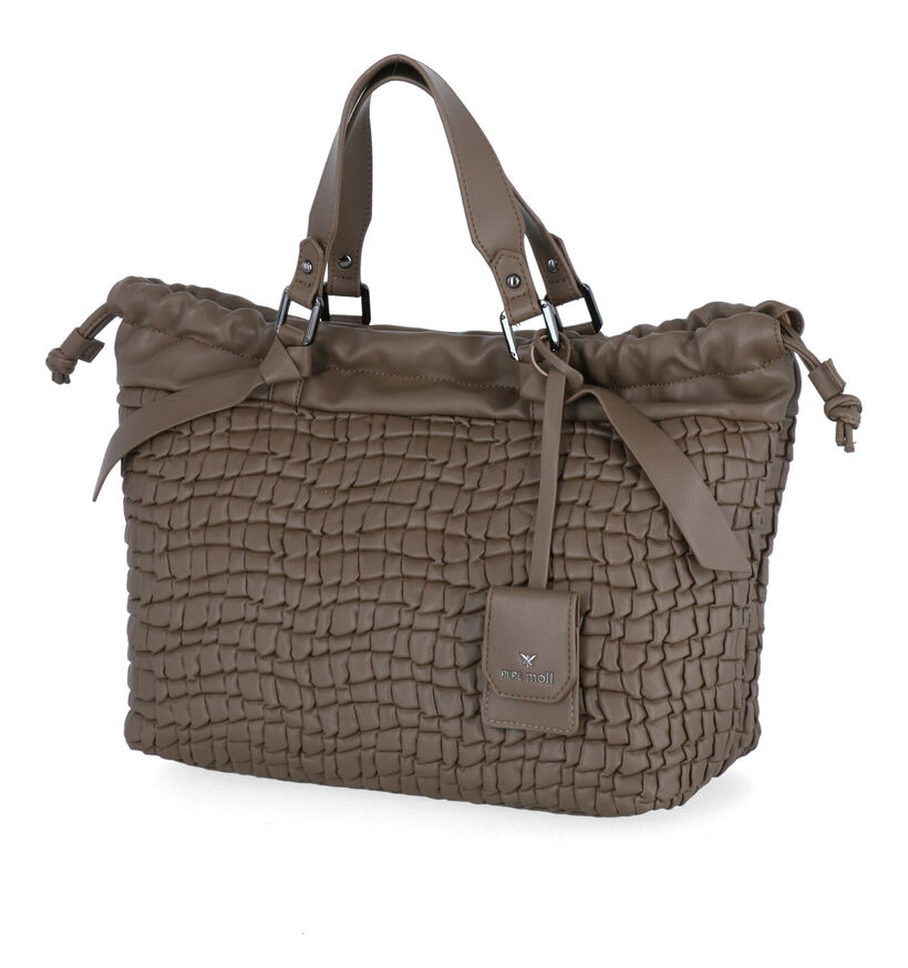 Pepe Moll Taupe Handtas voor dames (299626)