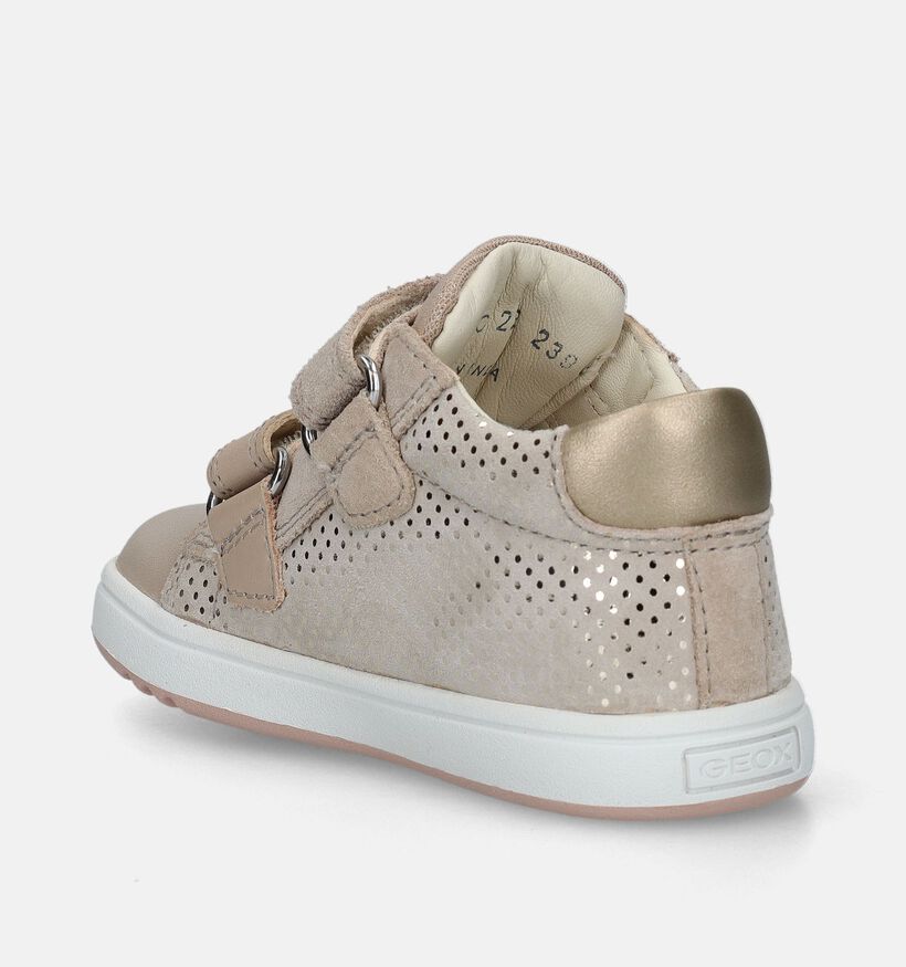 Geox Biglia Beige Babyschoentjes voor meisjes (335783) - geschikt voor steunzolen