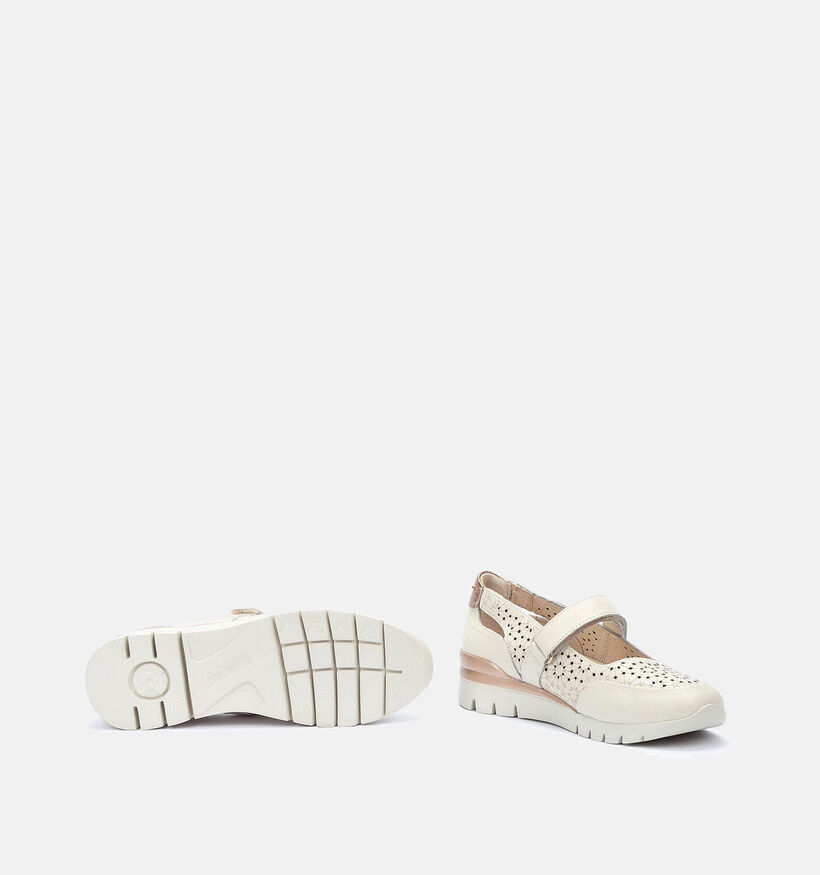 Pikolinos Cantabria Ecru Velcroschoenen voor dames (354671) - geschikt voor steunzolen