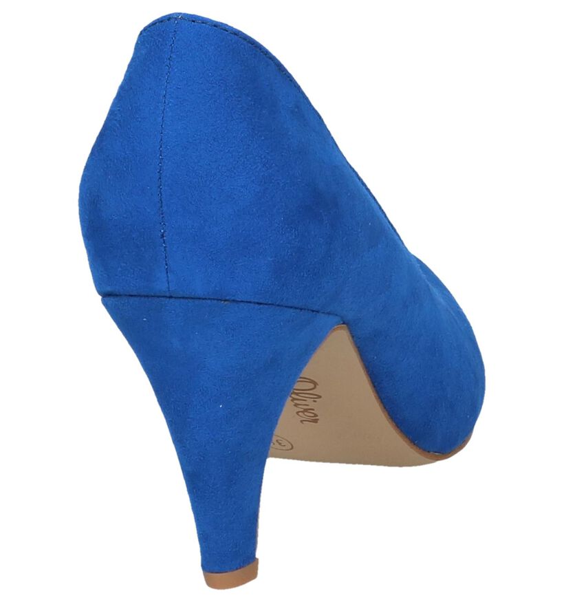 Oker Gele Pumps s. Oliver in stof (242489)