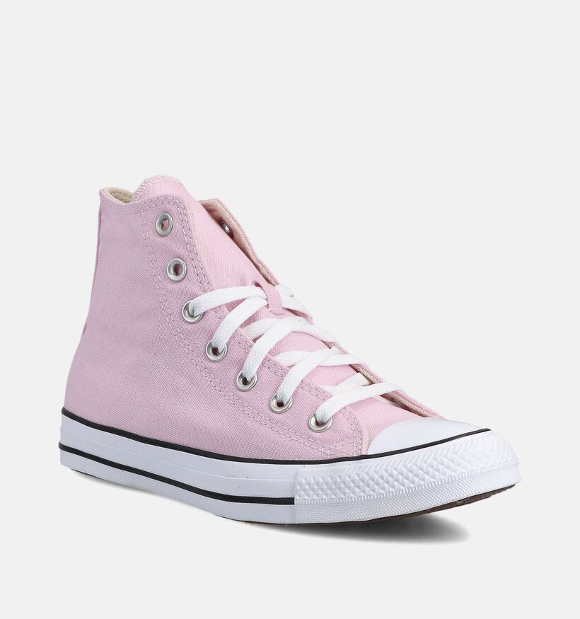 Converse Chuck Taylor All Star Baskets montantes en Rose pour femmes (368481) - pour semelles orthop&eacute;diques