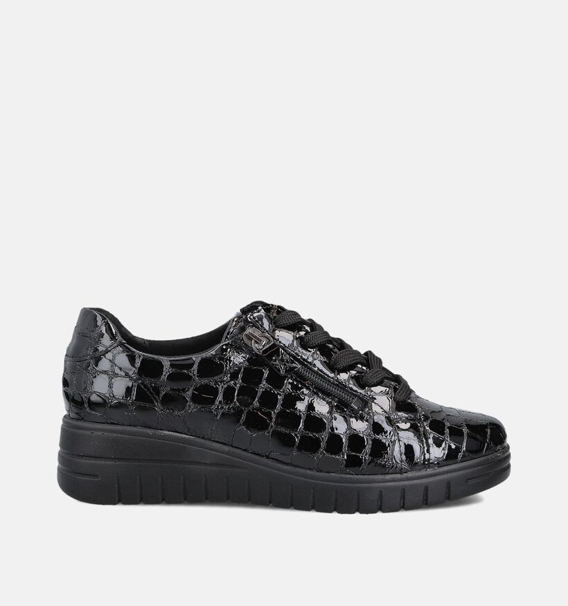 Solemade Kisla Zwarte Lakschoenen voor dames (364131) - geschikt voor steunzolen
