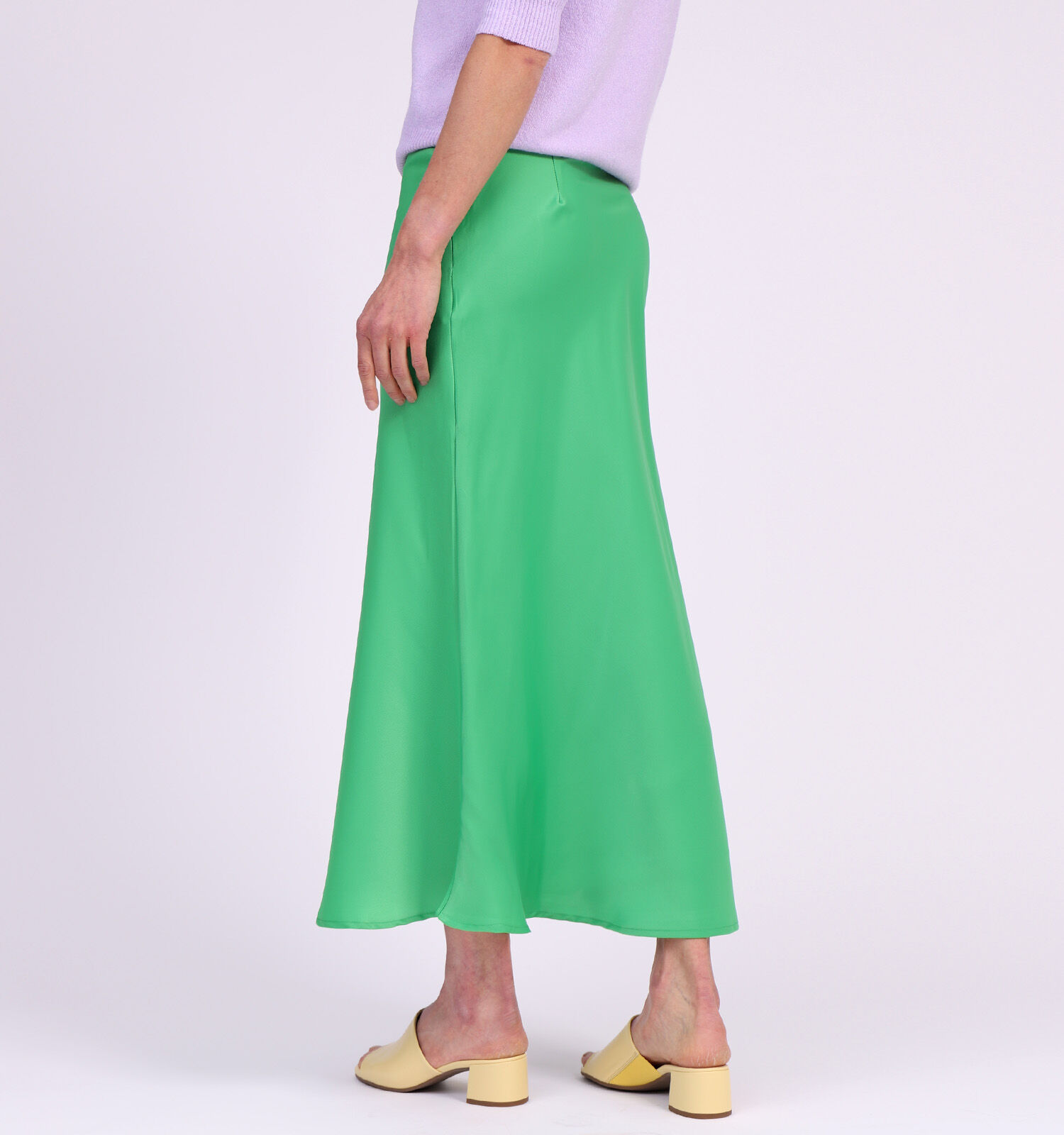 Vila Michu Groene Midirok Dames Rokken Online op TORFS.BE
