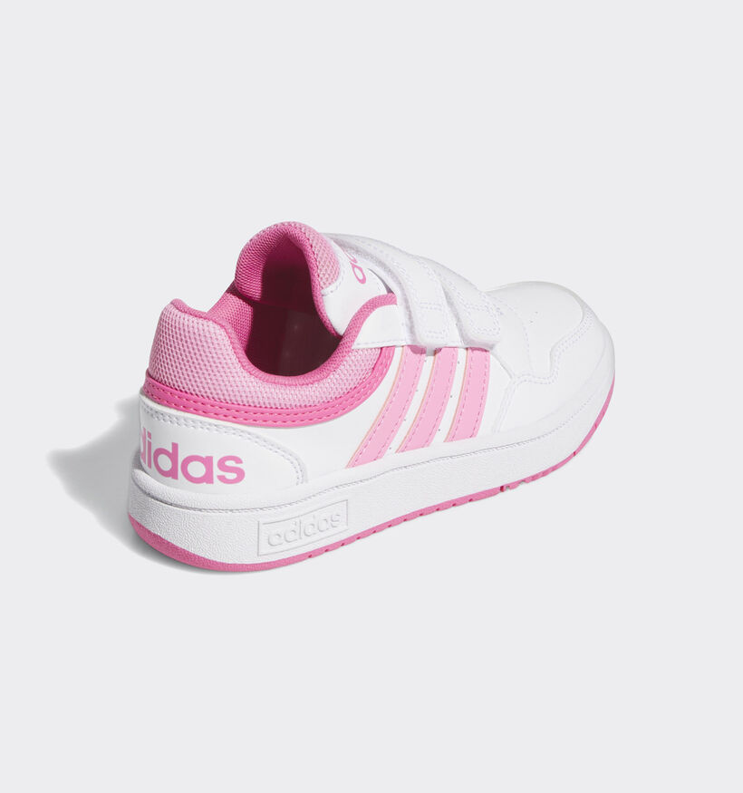 adidas Hoops 3.0 Witte Sneakers voor meisjes (361510)