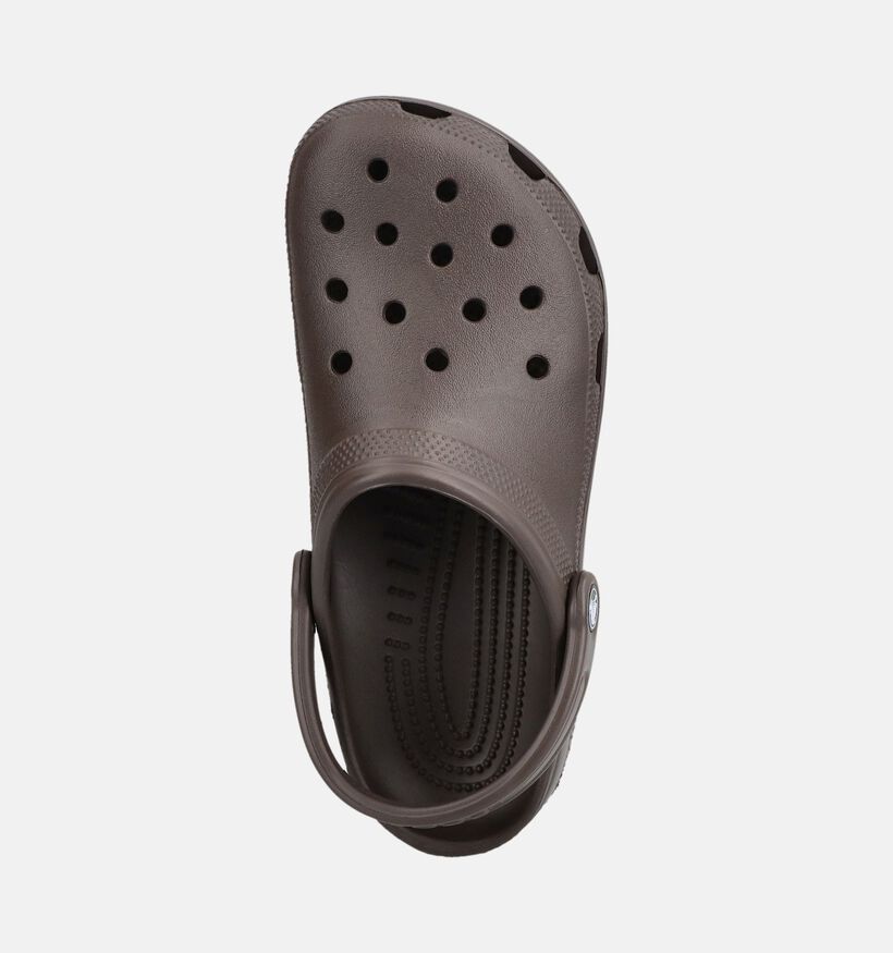 Crocs Classic Donkerbruine Slippers voor dames (381330)