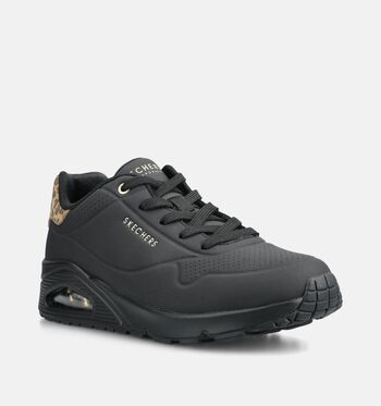 Skechers Memory Foam Low Sneakers Zwart