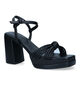 Marco Tozzi Sandales &agrave; talons en Noir pour femmes (322019)