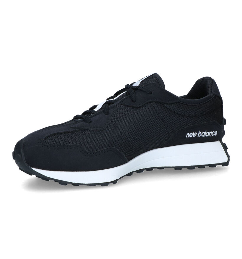 New Balance 327 Baskets en Noir pour filles, garçons (319331) - pour semelles orthopédiques