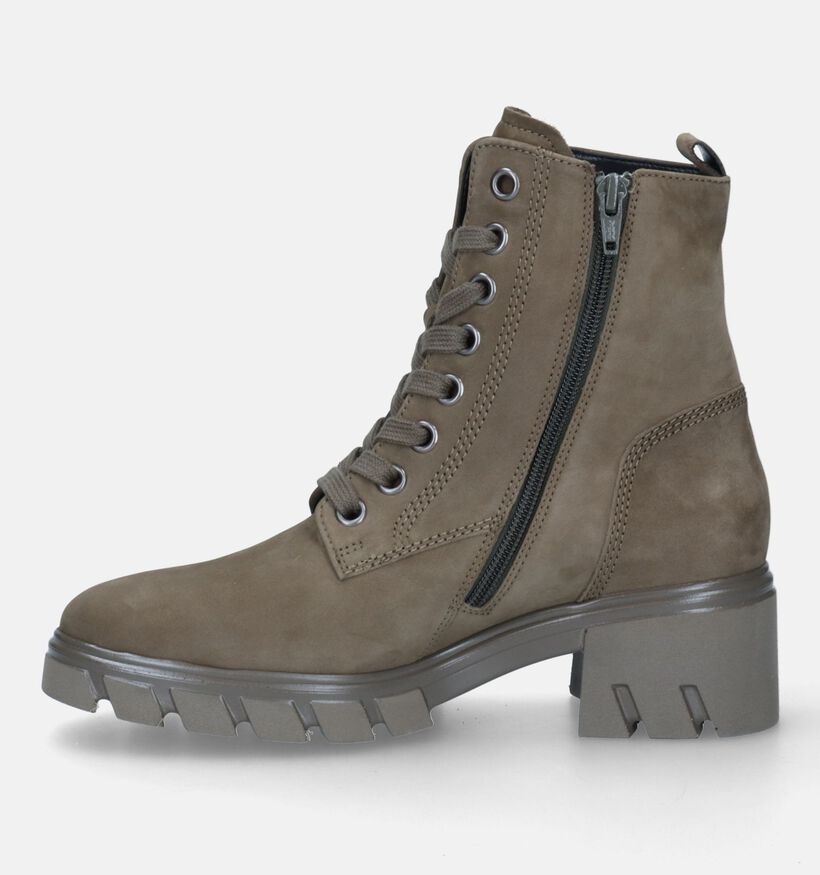 Gabor Kaki Bottines voor dames (331197) - geschikt voor steunzolen