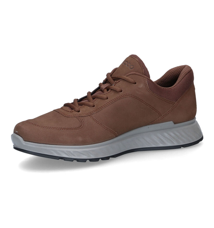 ECCO Exostride Bruine Veterschoenen in gore-tex (314629)