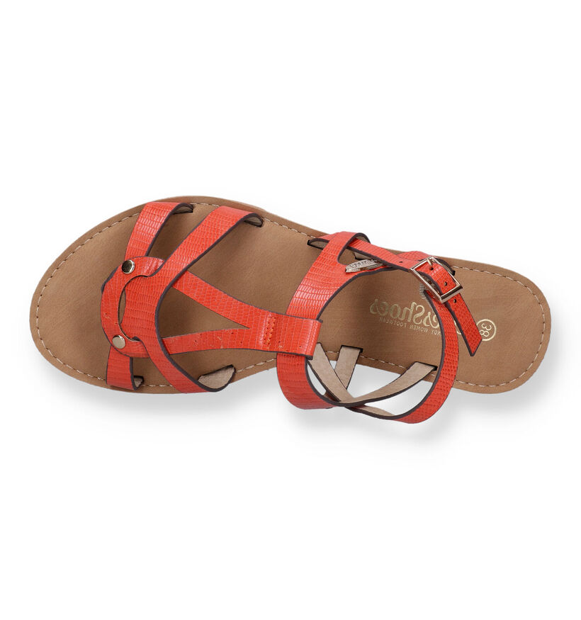 Dees Shoes Milorus Oranje Sandalen voor dames (334689)