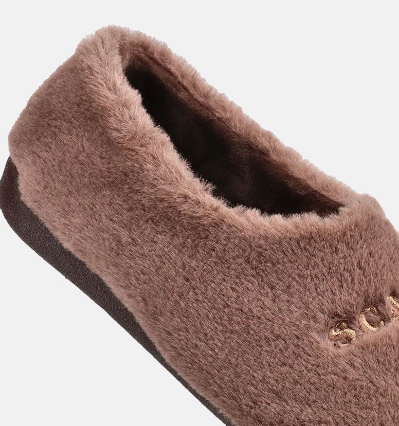 Scapa Pantoufles ferm&eacute;es en Taupe pour femmes (380857) - pour semelles orthop&eacute;diques