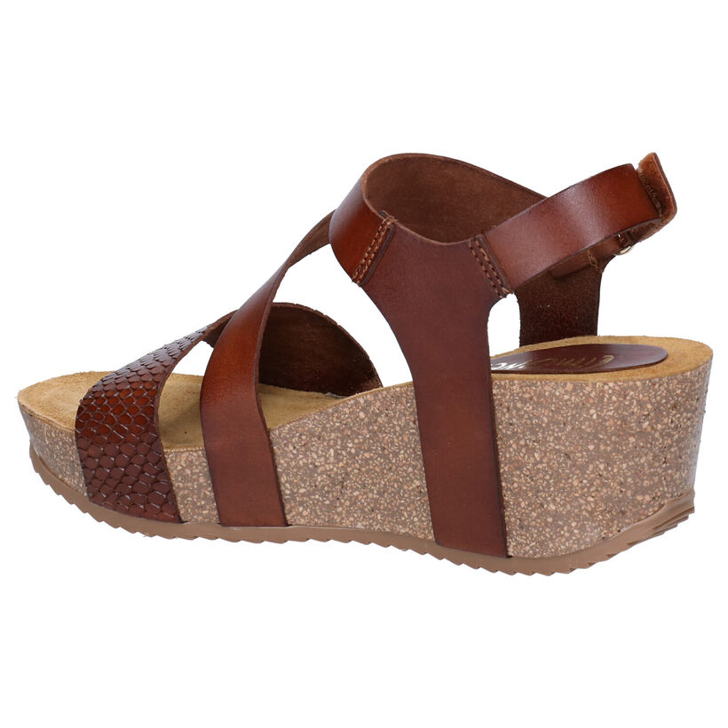 Via Limone Cognac Sandalen in leer (273195)