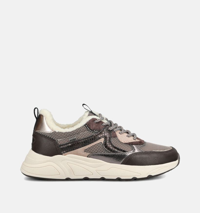 Posh by Poelman Bruine Sneakers voor dames (378630) - geschikt voor steunzolen