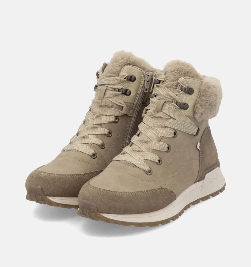 Rieker R-Evolution Baskets montantes en Beige pour femmes (347456) - pour semelles orthopédiques