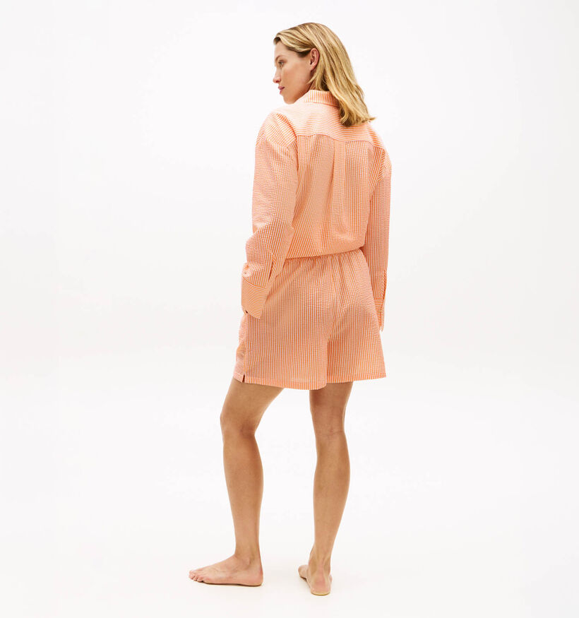 Tommy Hilfiger Seersucker Oranje Short voor dames (369267)