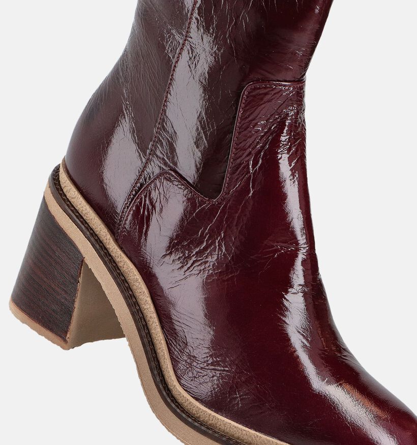Softwaves Bottines à talons en Bordeaux pour femmes (364910) - pour semelles orthopédiques