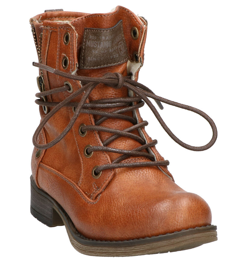 Mustang Bottines robustes en Gris pour filles (331714)