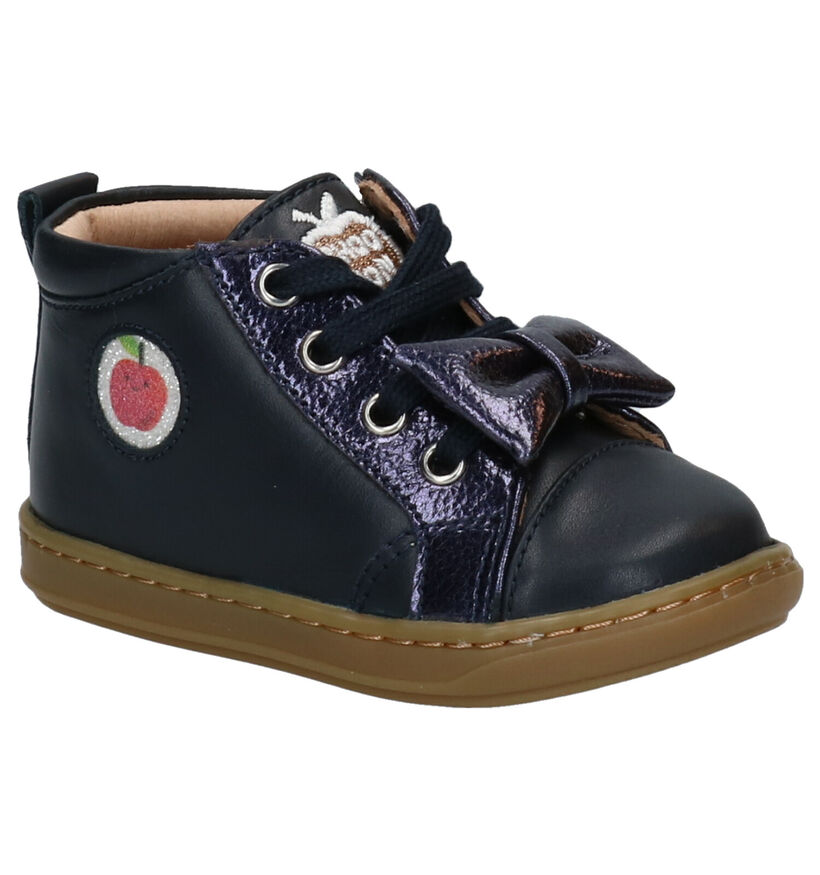 Shoo Pom Bouba Zippy Chaussures pour bébé en Bleu en cuir (279226)