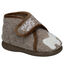 Milo & Mila Bruine Pantoffels in stof (299999)