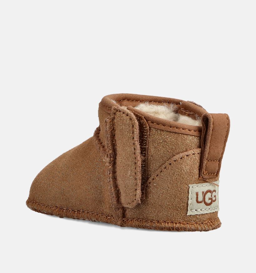 UGG Baby Classic Ultra Mini Dazzle Boots en Marron pour filles (372326)
