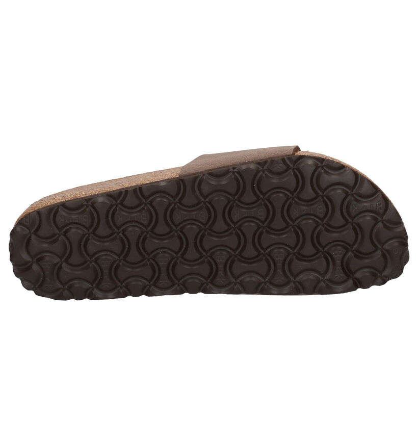 Birkenstock Madrid Birko-Flor Witte Slippers voor dames (338044)