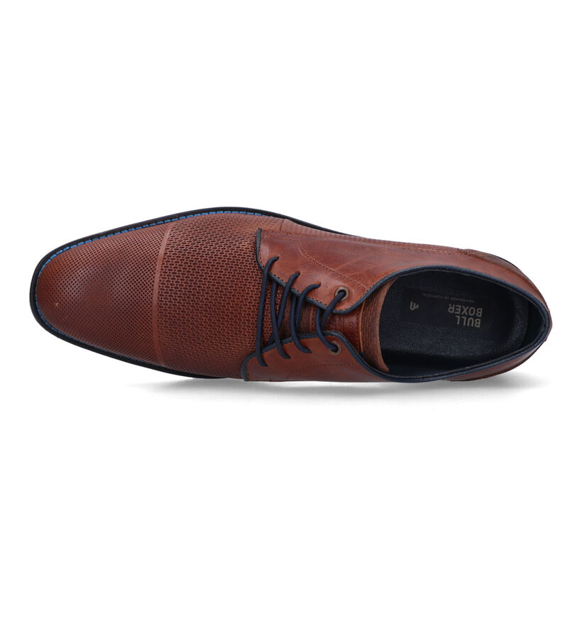 Bullboxer Cognac Geklede Veterschoenen voor heren (331807)