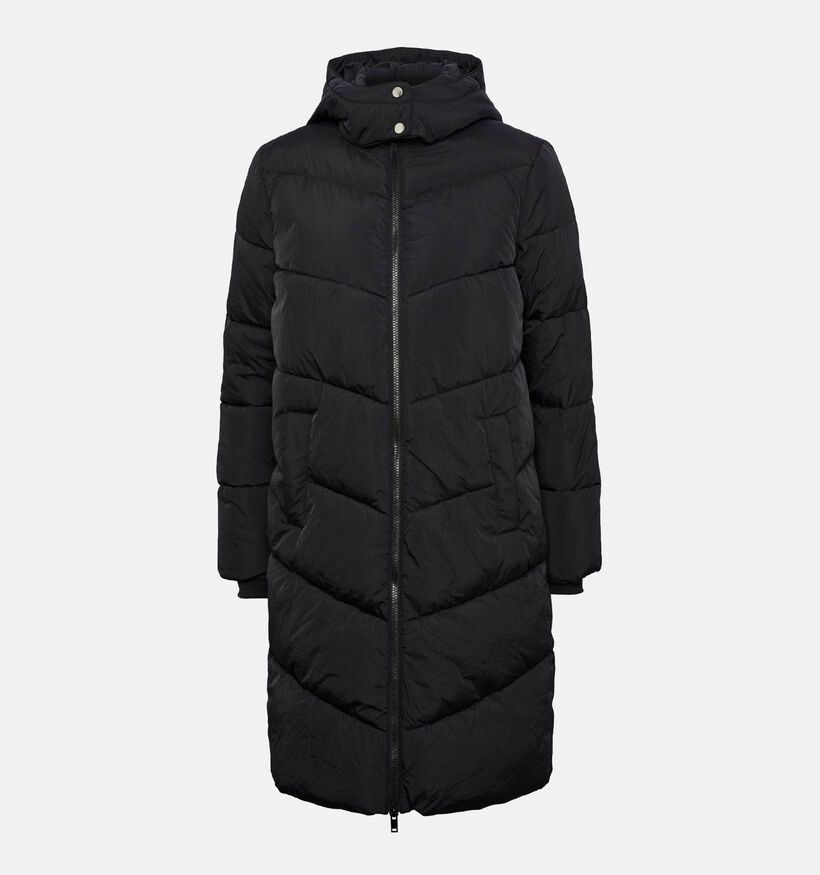 Pieces Jamilla Zwarte Puffer jas voor dames (332852)