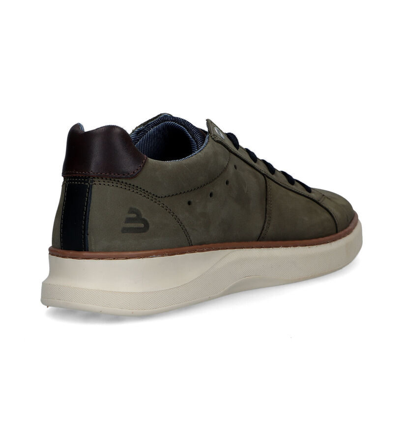 Bullboxer Kaki Veterschoenen voor heren (341801) - geschikt voor steunzolen