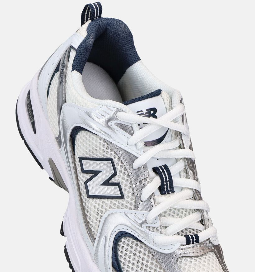 New Balance 530 Witte/Blauwe Sneakers voor dames (382420) - geschikt voor steunzolen