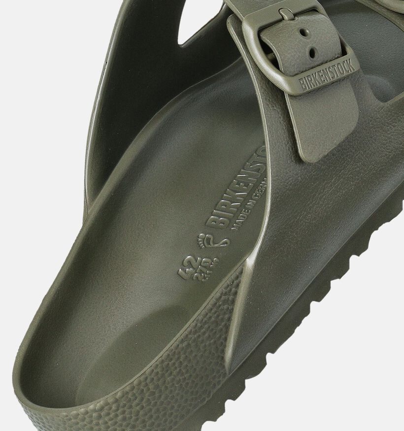 Birkenstock Arizona Essential Kaki Slippers voor heren (351145)