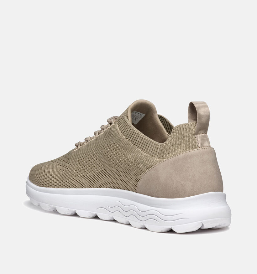 Geox Spherica Beige Veterschoenen voor heren (353831) - geschikt voor steunzolen