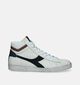 Diadora Game L High Waxed Suede Pop Witte Sneakers voor heren (344906)