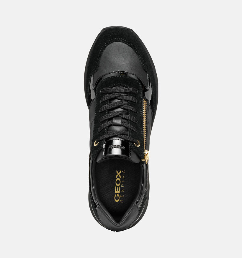 Geox Desya Baskets en Noir pour femmes (344233) - pour semelles orthopédiques