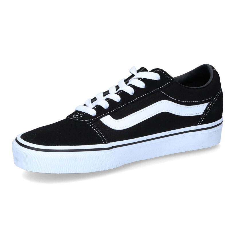 Vans Ward Zwarte Skate sneakers voor dames (327994)