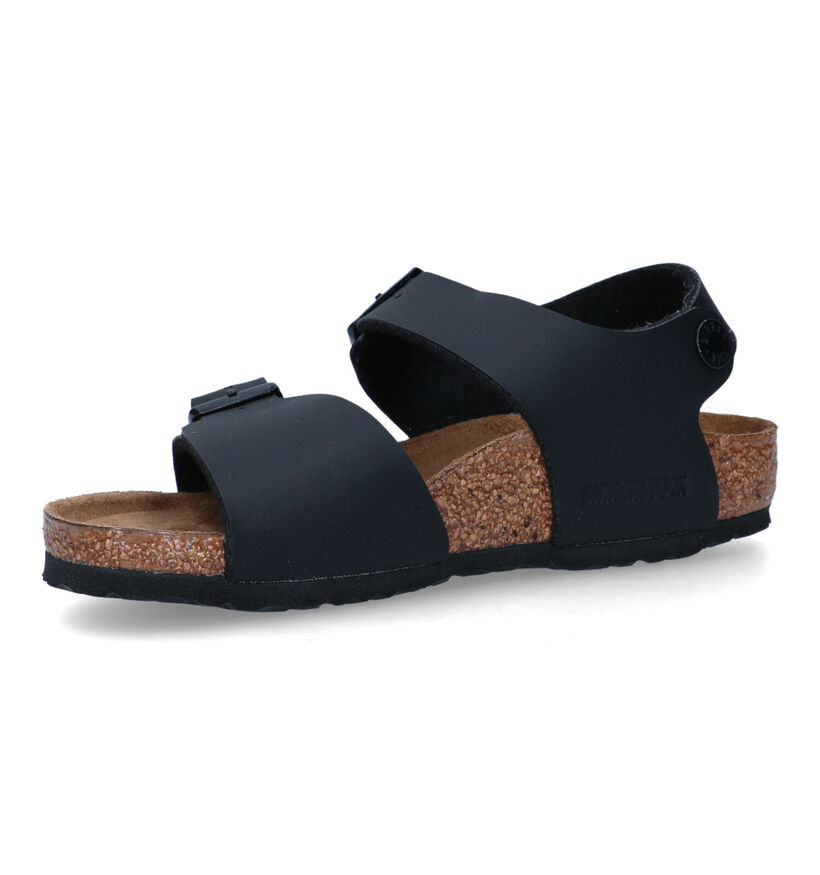 Birkenstock New York  Sandales en Noir pour garçons (338096)