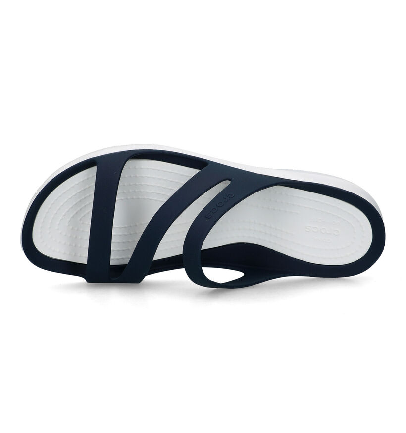 Crocs Swiftwater Nu-pieds en Bleu pour femmes (341359)