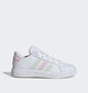 adidas Grand Court 2.0 Witte Sneakers voor meisjes (350261) - geschikt voor steunzolen