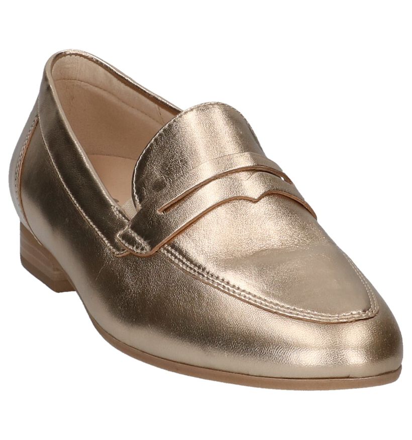 Gabor Optifit Gouden Loafers in leer (216113)
