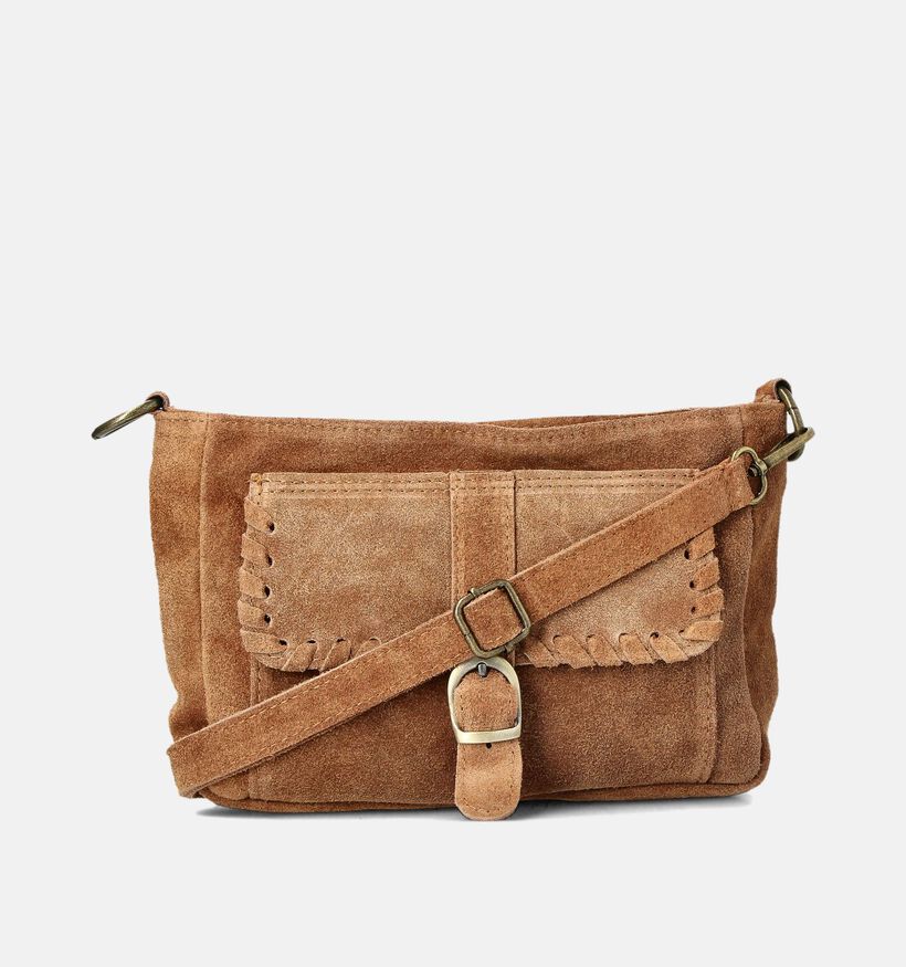 Via Limone Cognac Crossbody tas voor dames (360521)