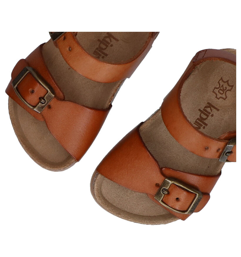 Kipling Easy 4 Blauwe Sandalen in leer (308882)