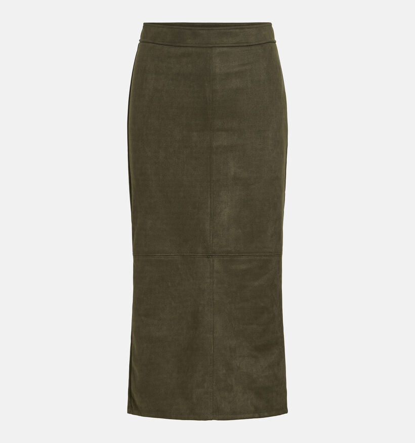 Vila Amira Donkergroene Midi-Rok voor dames (379745)
