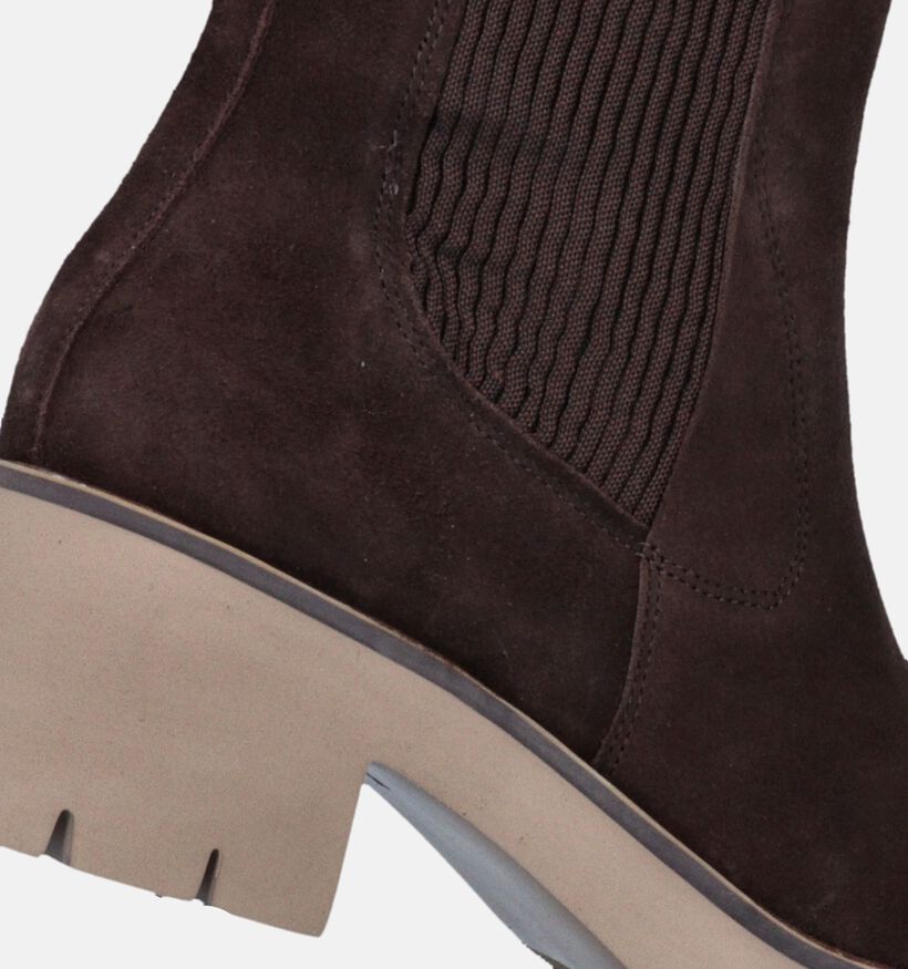 Tamaris Bottines Chelsea en Brun fonc&eacute; pour femmes (346609)